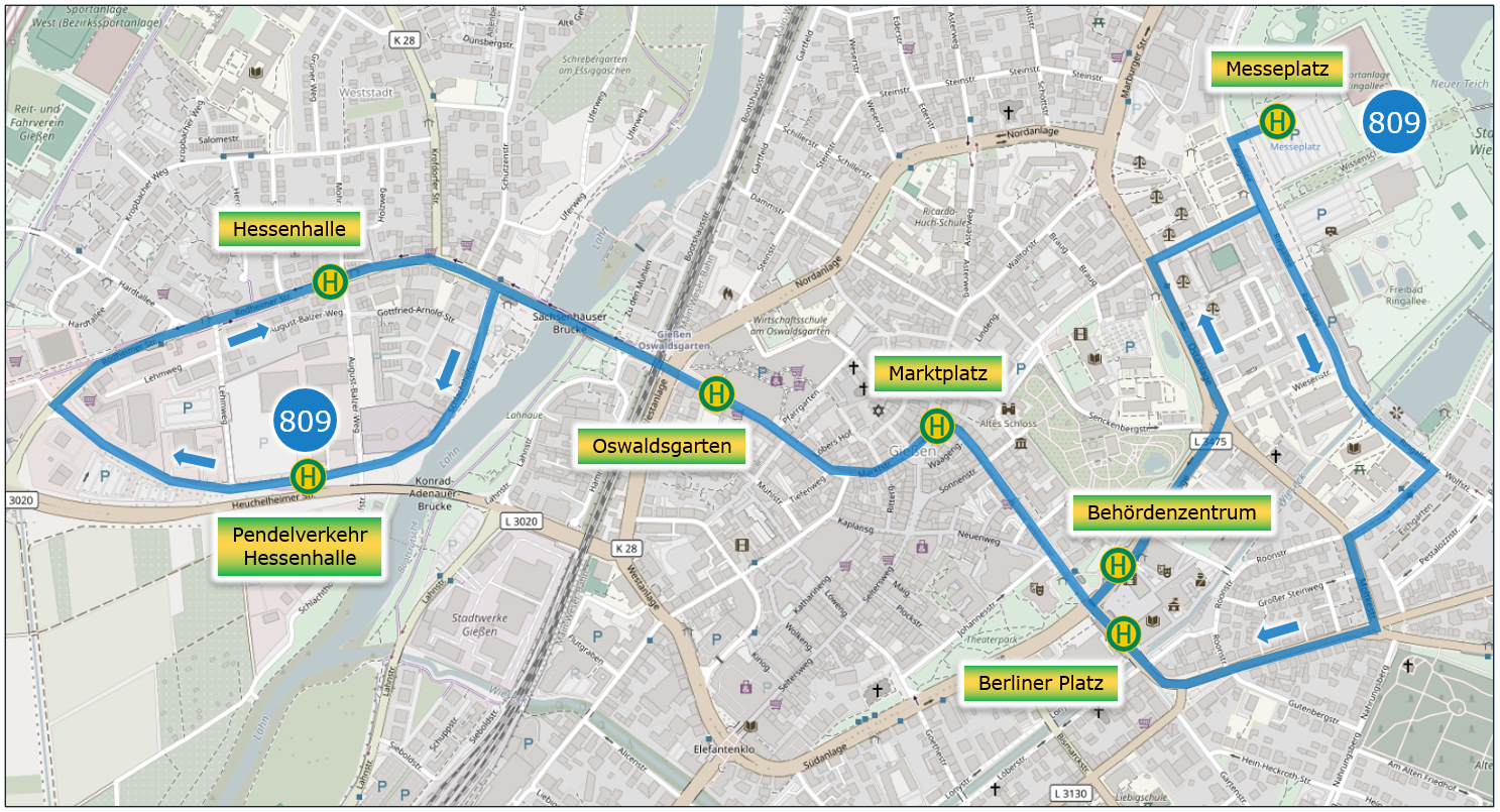 Shuttle für Reitsportmesse in Hessenhallen